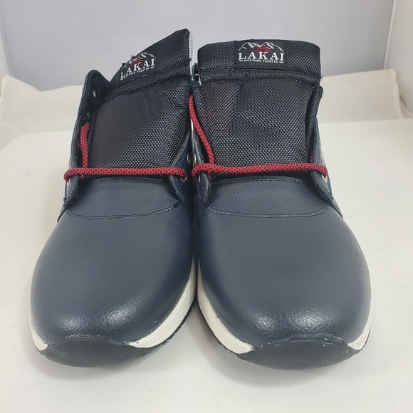 Lakai Mens Size 11.5 Skateboard Shoes Griffin Boot Navy Leather main image 7